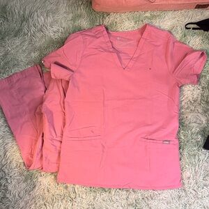 Pink Scrub Set